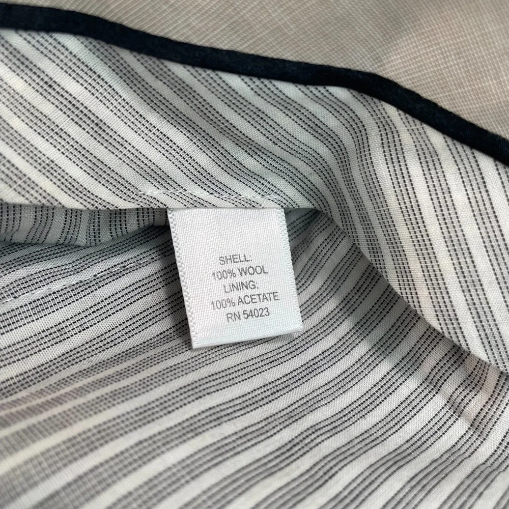 Banana Republic Tailored Slim Fit Dress Pants Men 36x31 Grey 100% Wool NWOT $138